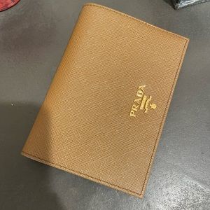 Prada saffiano passport holder